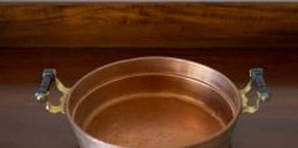antique copper pots collection