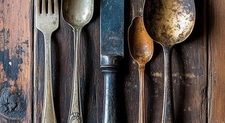vintage kitchen utensils collection